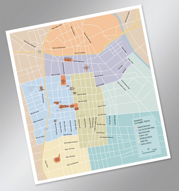 Downtown Los Angeles Map
