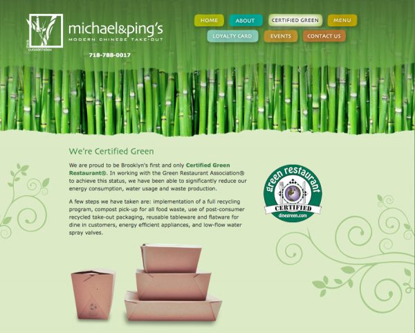Michael & Pings Certified Green Page