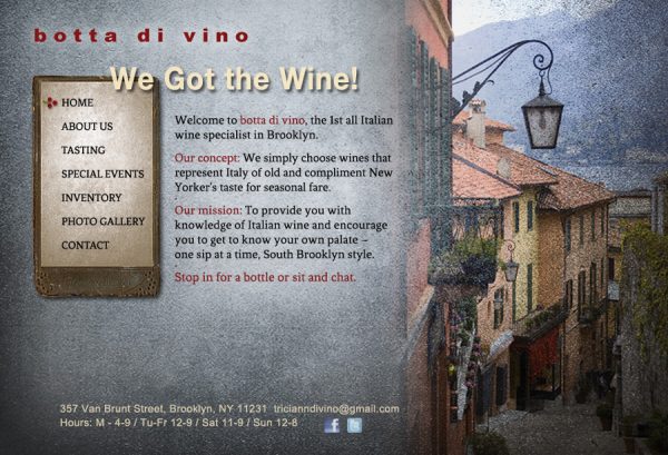 Botta Di Vino Home Page